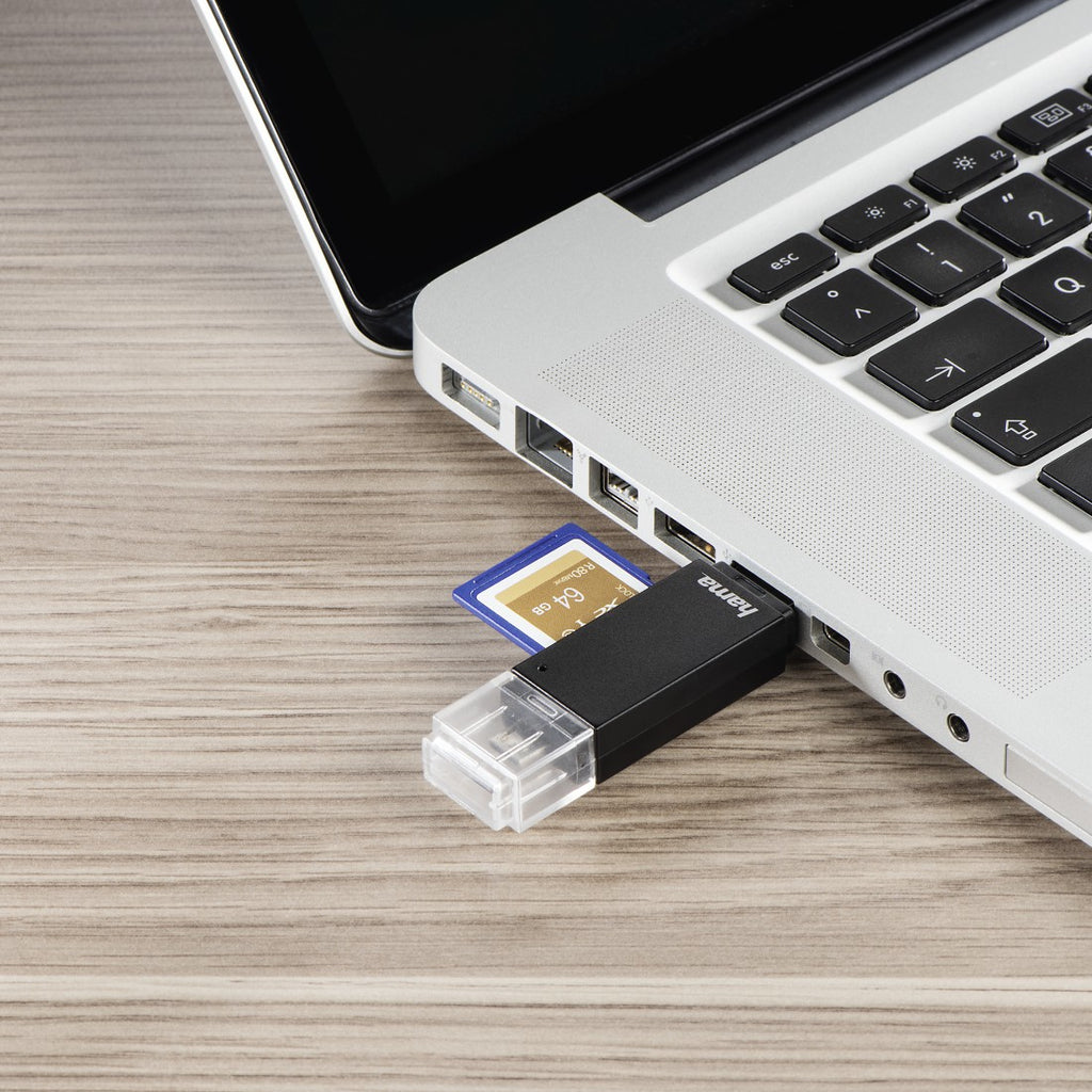 Hama Basic lector de tarjeta USB 2.0/Micro-USB Negro (3)