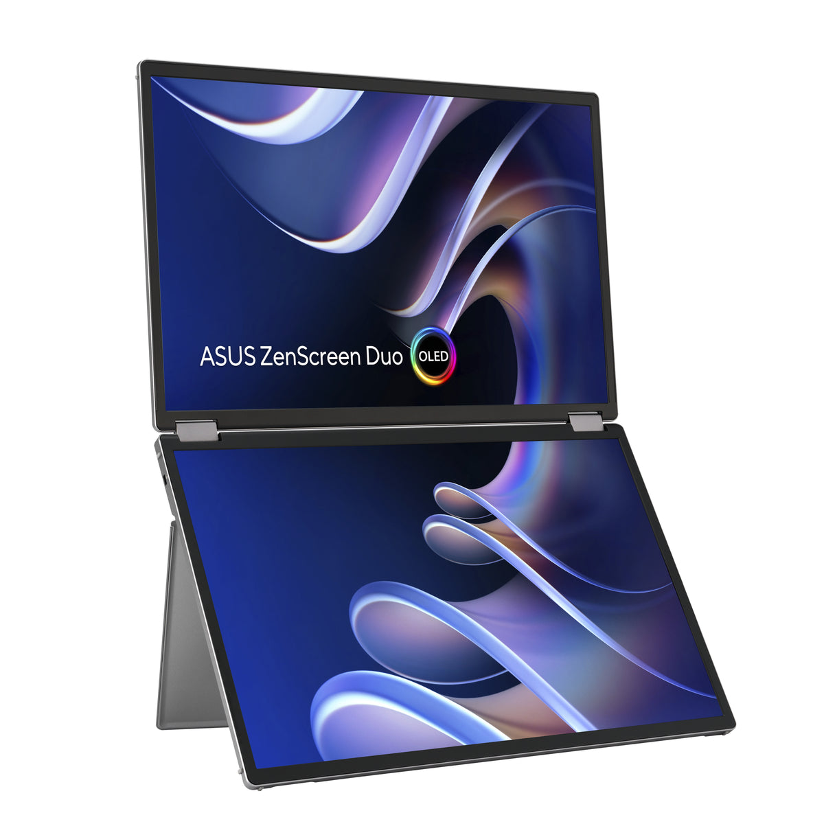 ASUS ZenScreen Duo OLED MQ149CD pantalla para PC 35,6 cm (14") 1920 x 1200 Pixeles WUXGA Plata (3)