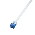 LogiLink 10m Cat6 U/UTP RJ45 cable de red Blanco U/UTP (UTP) Plano