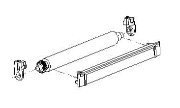 Kit rodillo de impresión Zebra P1056793 para TTP2100 (2)
