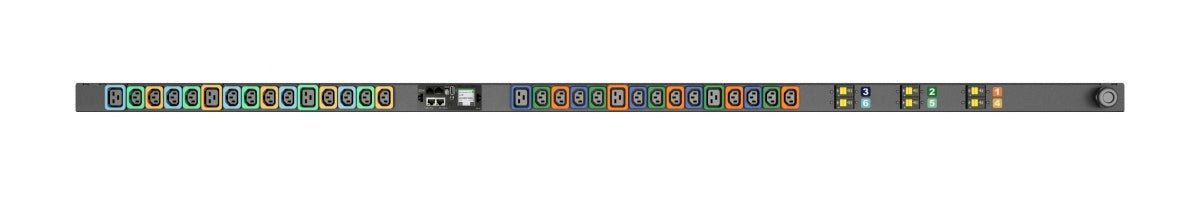 Vertiv Geist MG05M4W1-30PN63-3PS56B2A10-S-A unidad de distribución de energía (PDU) 30 salidas AC 0U Negro