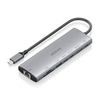 AISENS ASUC-8P033-GR base para portátil y replicador de puertos Alámbrico USB 3.2 Gen 1 (3.1 Gen 1) Type-C (2)