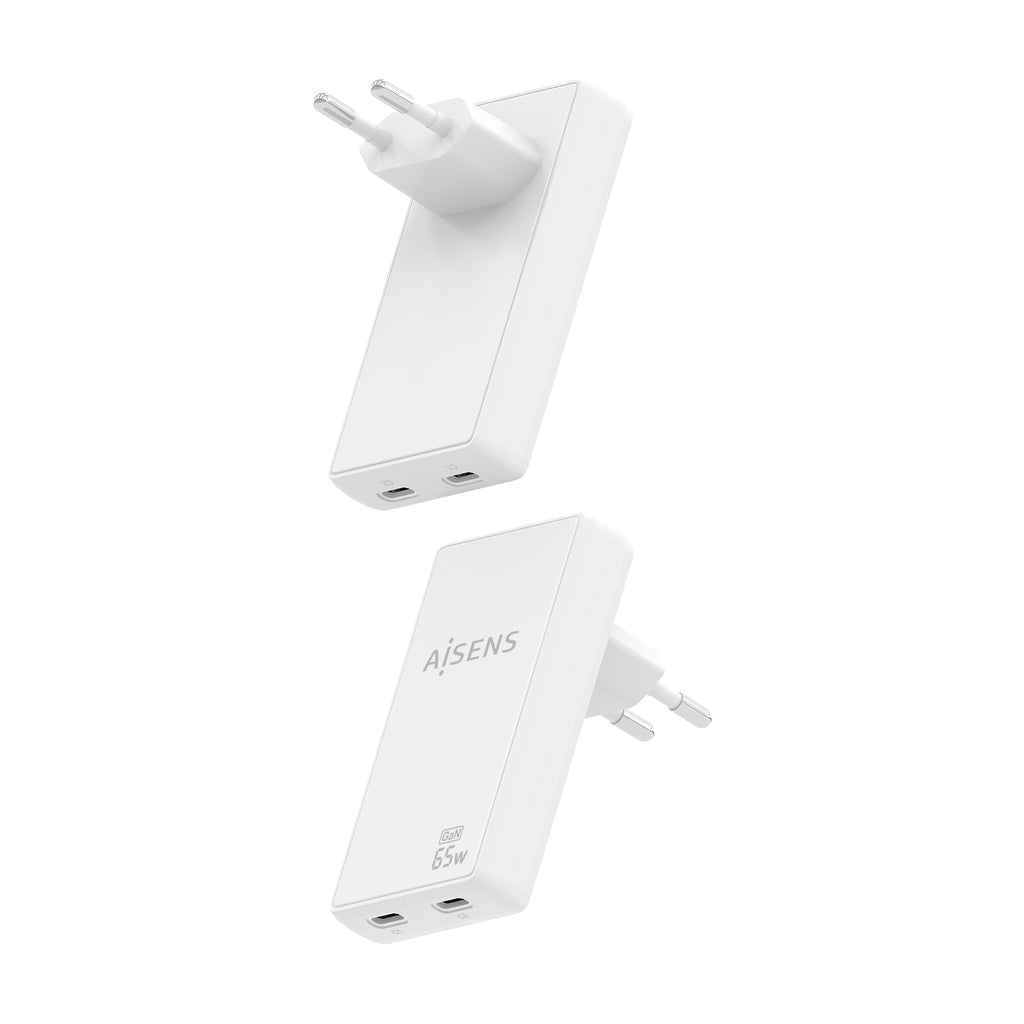 AISENS ASCH-65W2P077-W cargador de dispositivo móvil Cámara digital, Teléfono móvil, Portátil, Smartphone, Tableta, Universal Corriente alterna Carga rápida Interior (4)