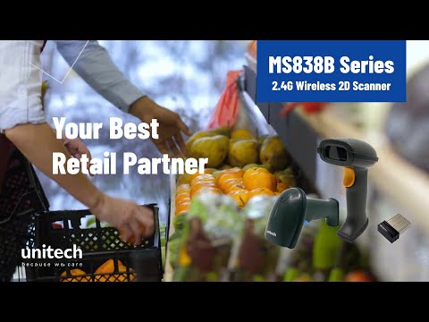 Unitech MS822B, 2D SR Imager MS822-2UBU02-SG (4)