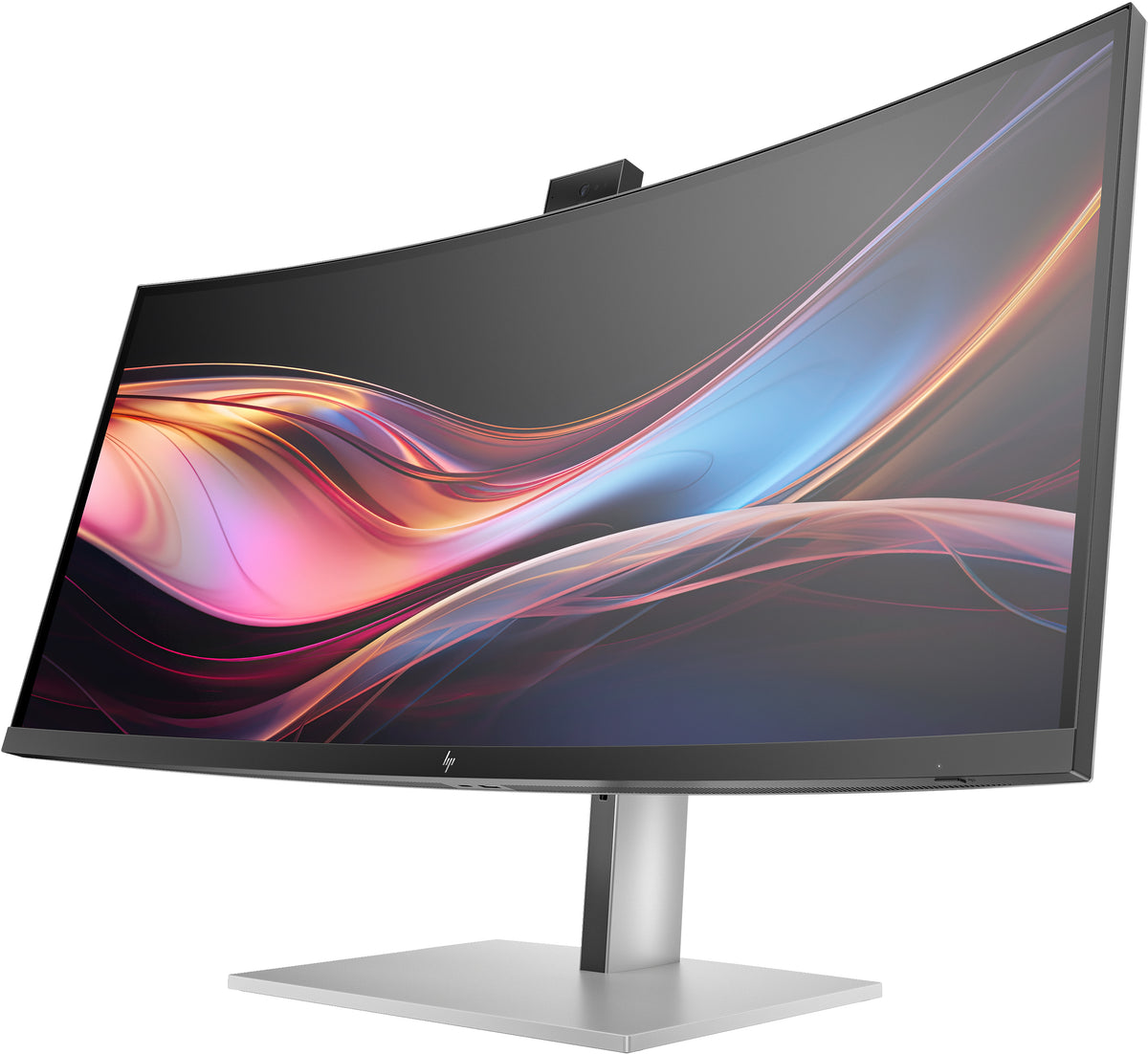HP Series 7 Pro 34 inch WQHD Conferencing Monitor - 734pm pantalla para PC 86,4 cm (34") 3440 x 1440 Pixeles Wide Quad HD LCD Negro, Plata (3)