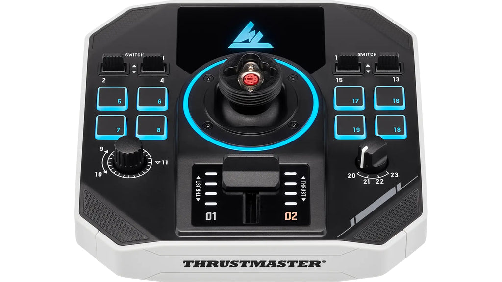 Thrustmaster Sol-R 2 HOSAS Space Sim Duo Negro, Blanco USB Palanca de vuelo Analógico/Digital PC (3)