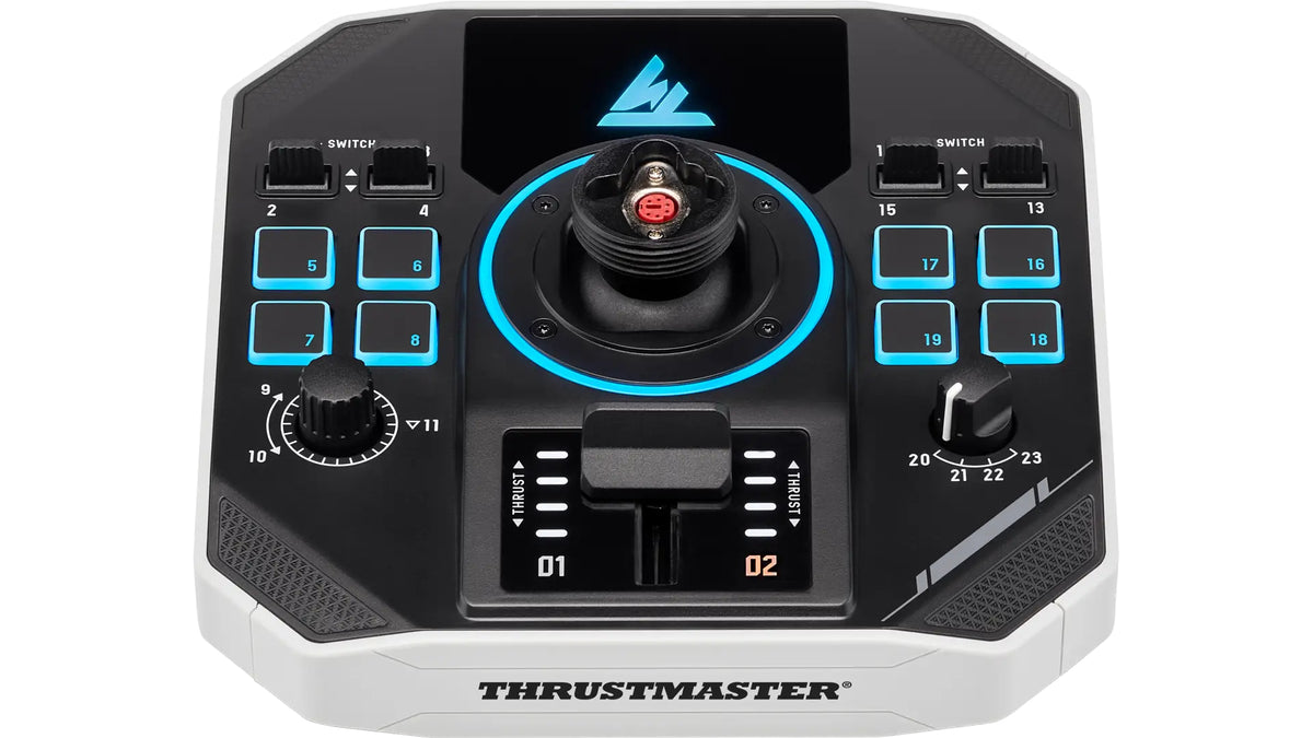 Thrustmaster Sol-R 2 HOSAS Space Sim Duo Negro, Blanco USB Palanca de vuelo Analógico/Digital PC (3)