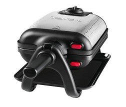 Tefal WM756D gofrera 2 barquillo(s) 1200 W Negro, Acero inoxidable