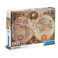 Clementoni Old map Puzzle rompecabezas 1000 pieza(s) Mapas