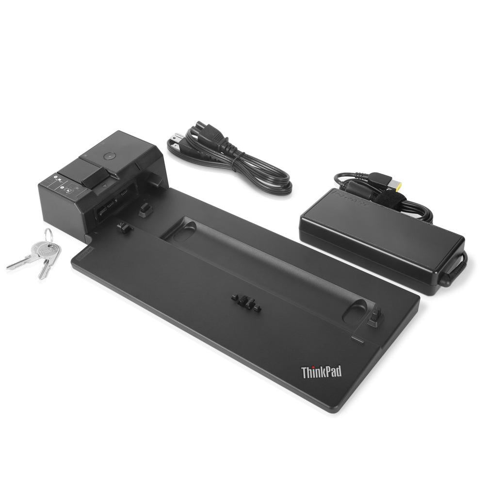Lenovo 40AJ0135UK base para portátil y replicador de puertos Acoplamiento Negro (4)