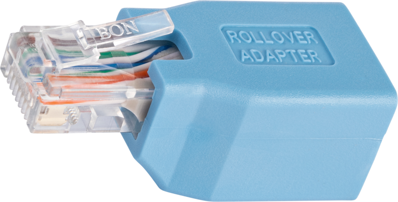 Startech ROLLOVER - Cable de adaptador de red, RJ-45 (M) a RJ-45 (H), azul