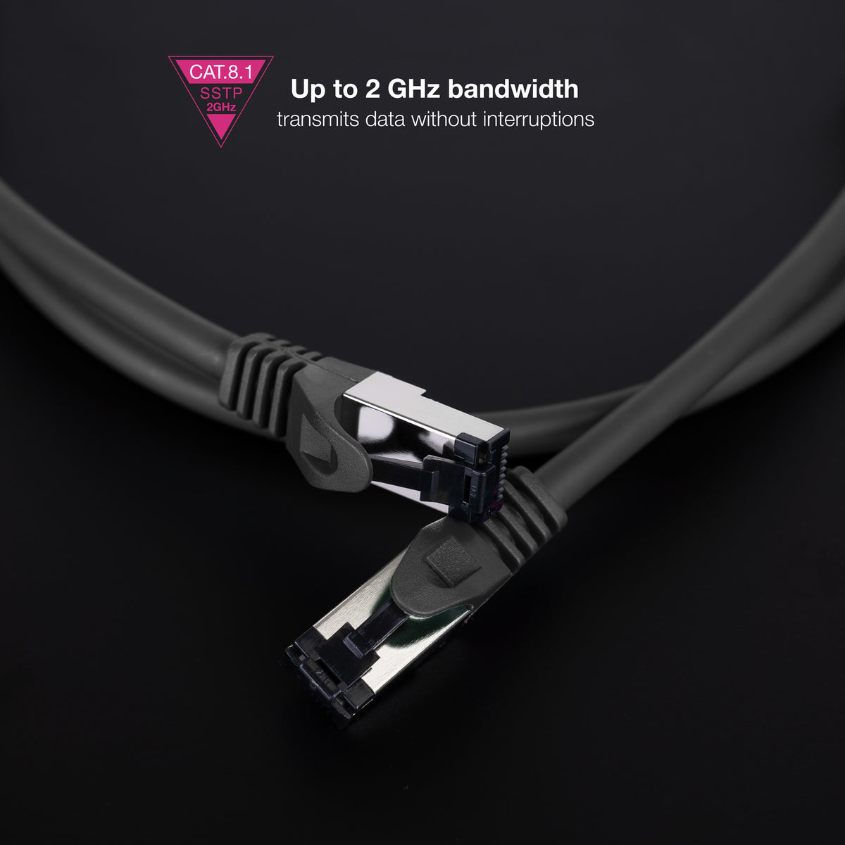 Nanocable 10.20.2010-BK cable de red Cat8.1 S/FTP (S-STP) Alrededor (5)