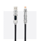 Nanocable 10.01.2602 cable USB USB 2.0 2 m USB A/USB C USB C/Lightning 27 W Negro, Gris (4)