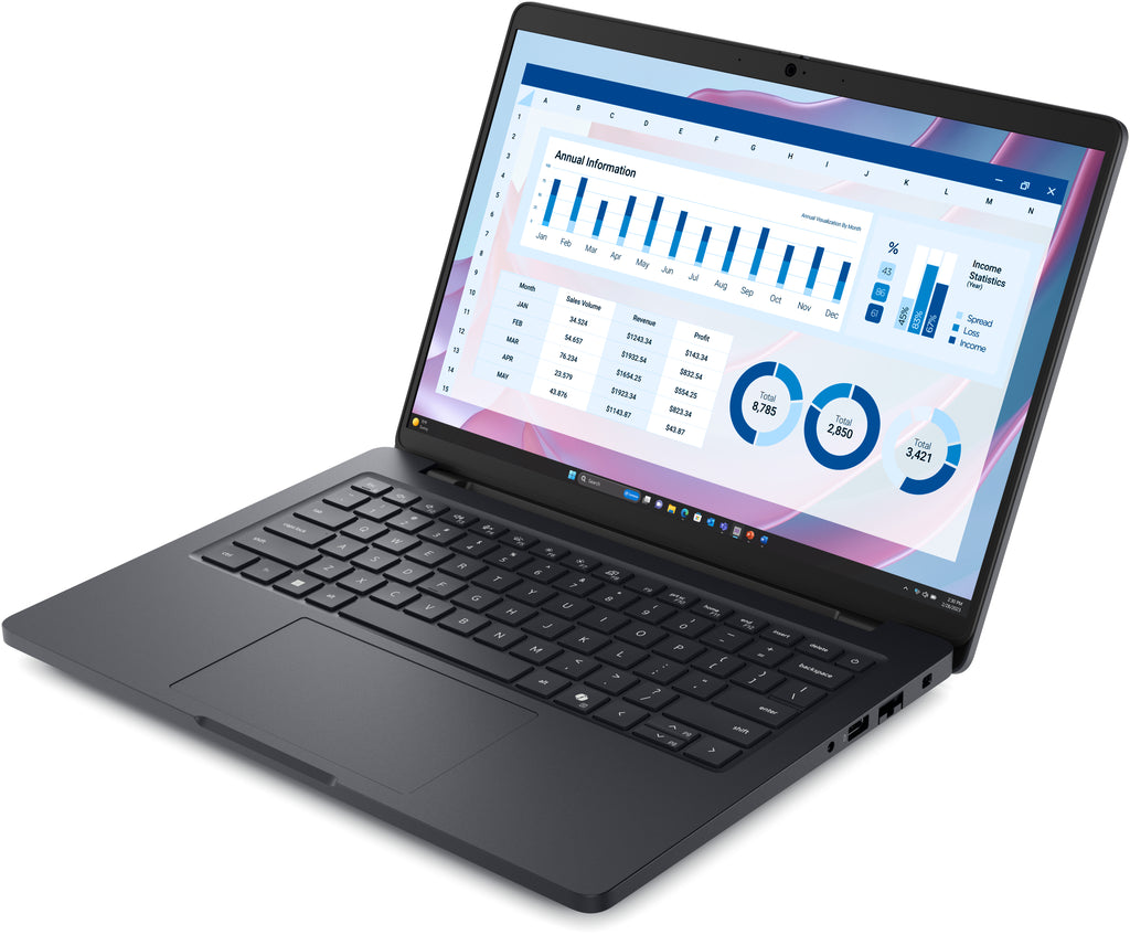 DELL Pro Max 14 MC14255 Copilot+ PC AMD Ryzen AI 7 PRO 350 Estación de trabajo móvil 35,6 cm (14") Full HD+ 16 GB LPDDR5x-SDRAM 512 GB SSD Wi-Fi 7 (802.11be) Windows 11 Pro Negro Checa, Eslovaco (4)