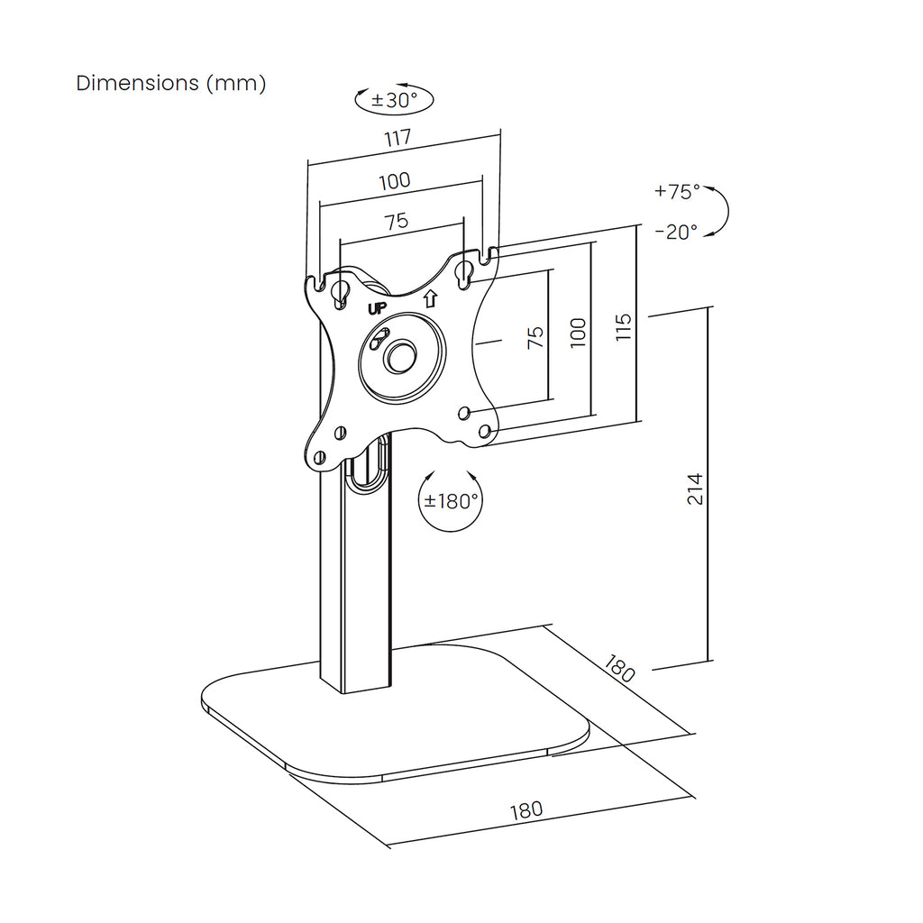 AISENS DT24TSR-371 soporte para TV 61 cm (24") (8)