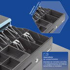 iggual IGG317938 cajón de efectivo Cajón de efectivo automático y manual (6)