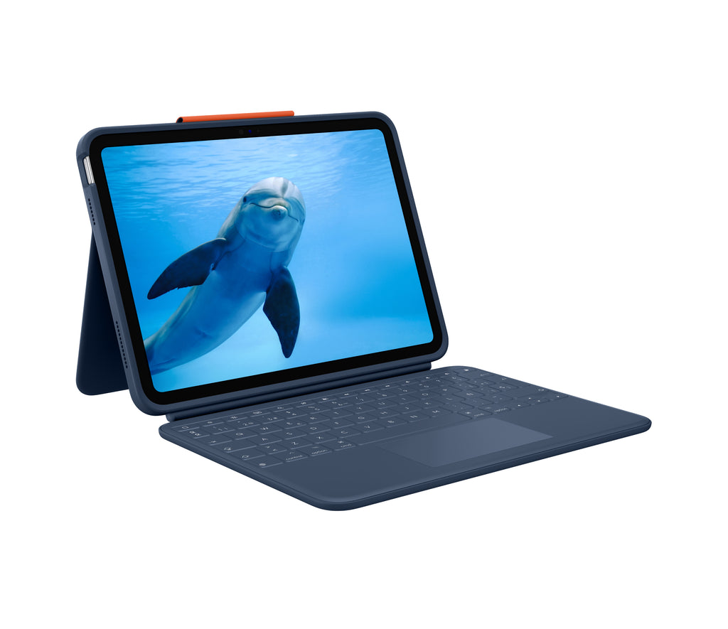Logitech Rugged Combo 4 Touch QWERTY Español Smart Connector Azul (3)
