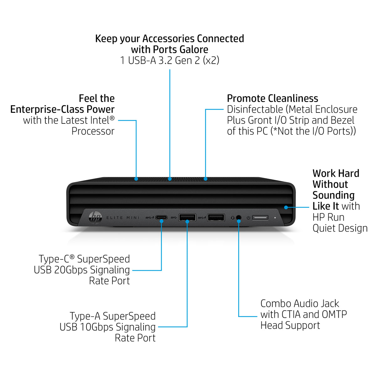 HP 800 G9 Intel® Core™ i7 i7-12700 16 GB DDR5-SDRAM 512 GB SSD Windows 11 Pro Mini PC Black (4)