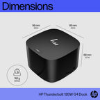 HP Thunderbolt 120W G4 Dock Wired Thunderbolt 4 Black (6)
