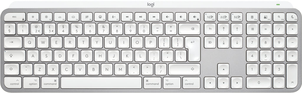 Logitech MX Keys S for Mac teclado Oficina RF Wireless + Bluetooth QWERTY Inglés (920-011636)
