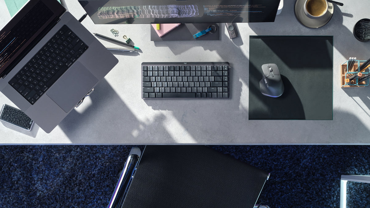 Logitech MX Mechanical Mini teclado Oficina RF Wireless + Bluetooth QWERTY Internacional de EE.UU. Grafito (7)