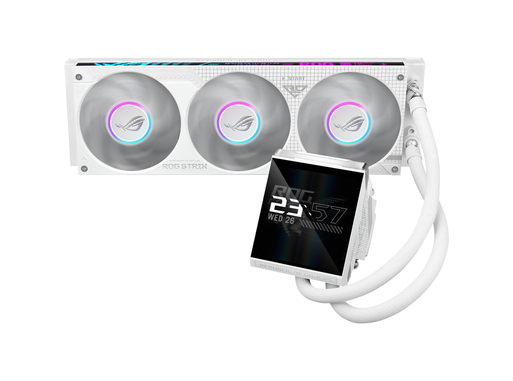 ASUS ROG Strix LC IV 360 ARGB LCD White Edition Procesador Kit de refrigeración líquida 12 cm Blanco (4)
