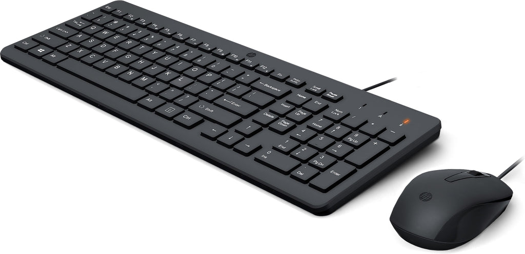 HP 150 WIRED MOUSE/KB COMBO FR teclado Ratón incluido Hogar / Oficina USB Negro (3)