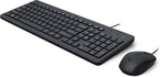 HP 150 WIRED MOUSE/KB COMBO FR teclado Ratón incluido Hogar / Oficina USB Negro (3)