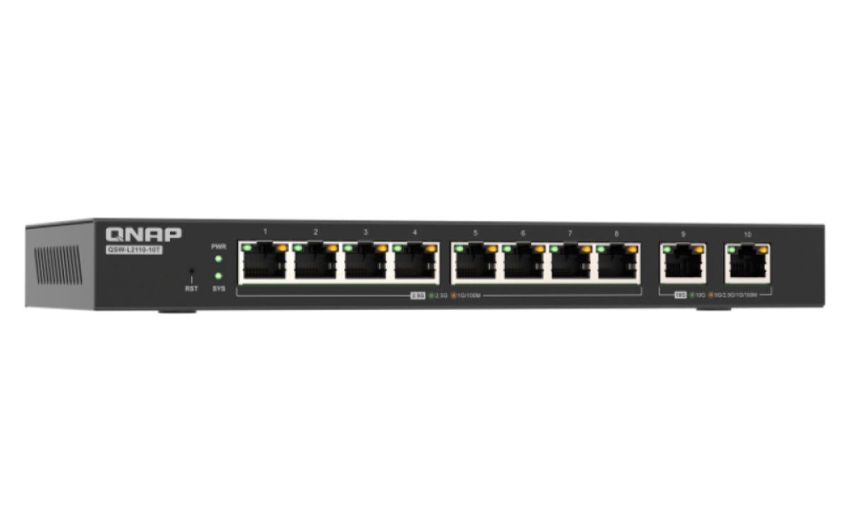 QNAP QSW-L2110-10T switch Gestionado Escritorio Negro (5)