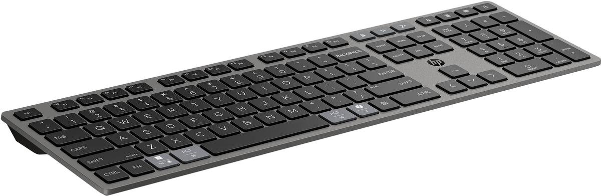 HP 725 Multi-Device Rechargeable Wireless Keyboard teclado Hogar / Oficina RF Wireless + Bluetooth Gris (4)