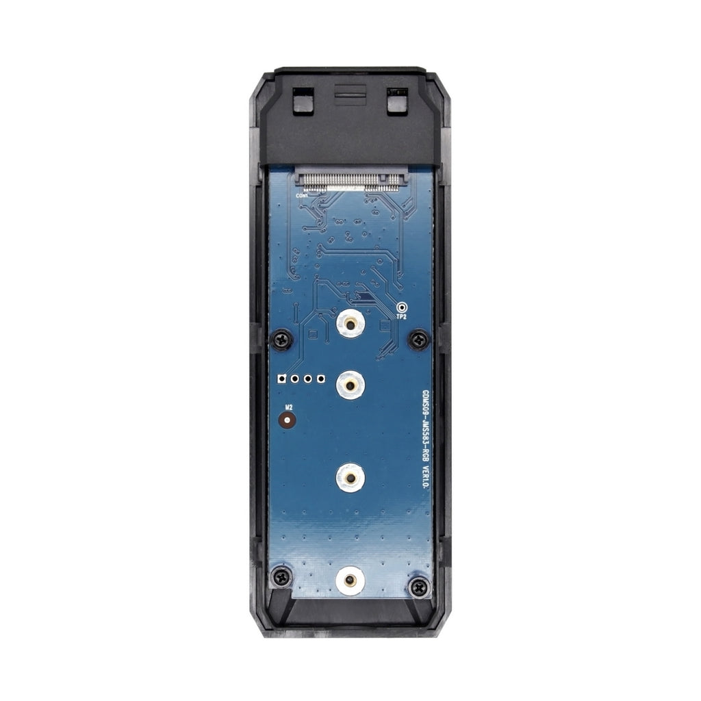 AISENS ASM2-RGB013B caja para disco duro externo Caja externa para unidad de estado sólido (SSD) Negro (5)
