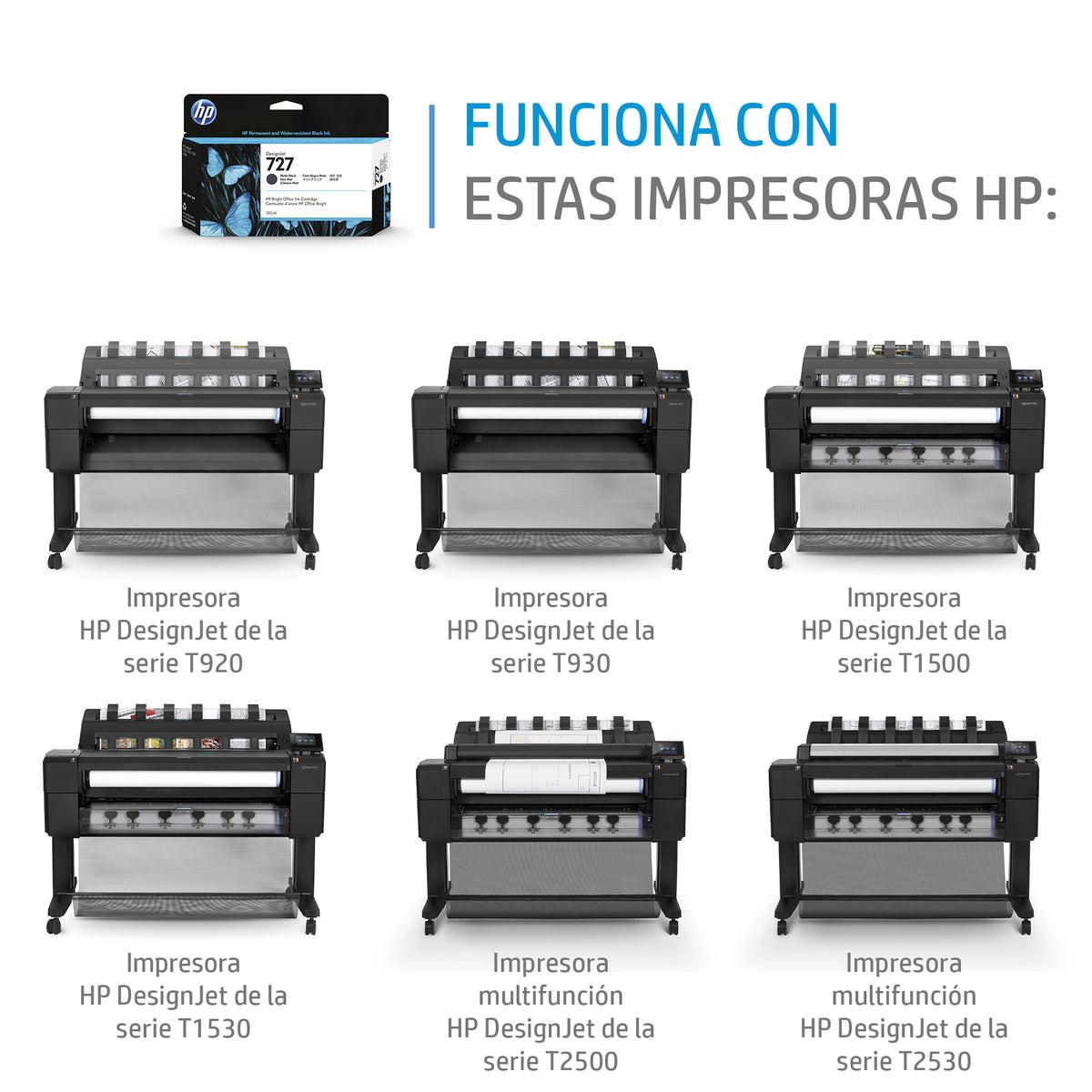 HP 727 300-ml Magenta DesignJet Ink Cartridge cabeza de impresora Inyección de tinta térmica (3)