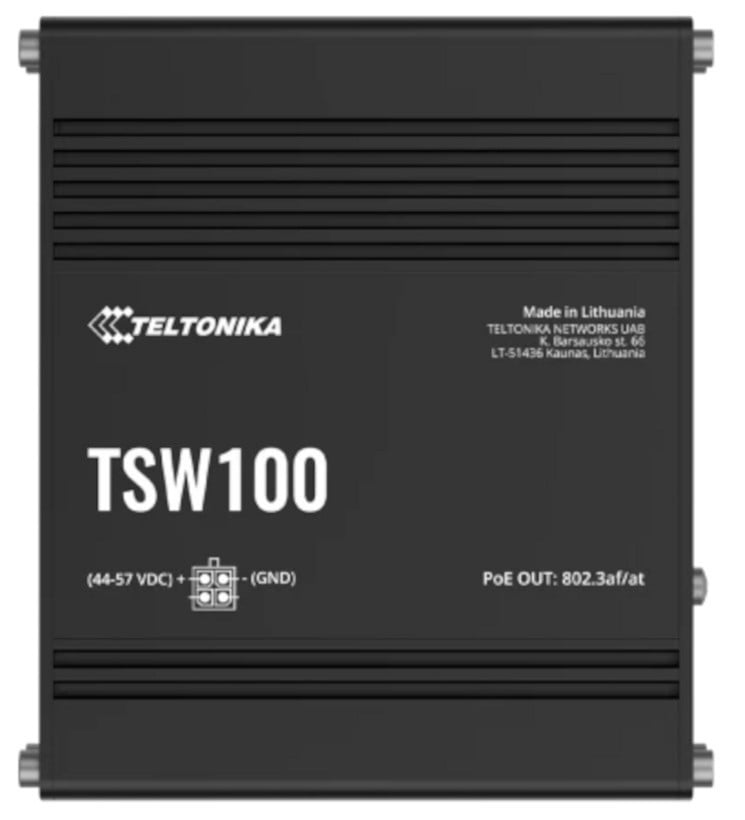 Teltonika Networks TSW100 (EU) PoE+ switch x5 TSW100010000