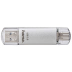 Hama C-Laeta unidad flash USB 256 GB USB Type-A / USB Type-C 3.2 Gen 1 (3.1 Gen 1) Plata (3)