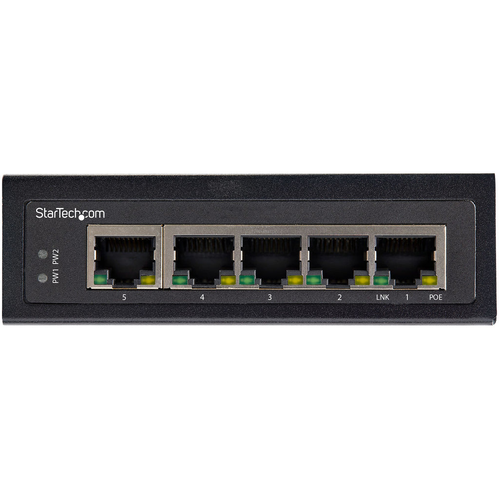 StarTech.com IESC1G50UP switch No administrado Gigabit Ethernet (10/100/1000) Energía sobre Ethernet (PoE) Negro (4)