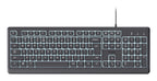 Trust Primo Beleuchtete teclado Hogar / Oficina USB QWERTY Inglés del Reino