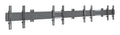 Multibrackets 6213 soporte para pantalla de señalización 127 cm (50") Negro