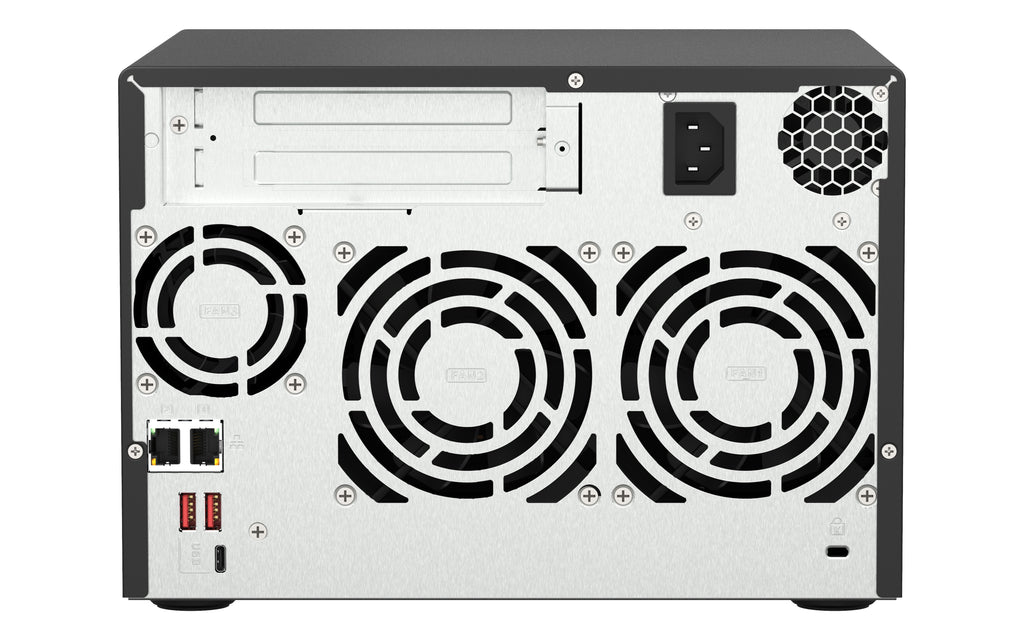 QNAP TS-673A NAS Torre Ryzen Embedded V1500B 8 GB DDR4 0 TB QNAP Turbo System Negro (7)