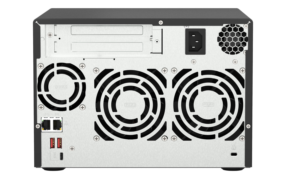 QNAP TS-673A NAS Torre Ryzen Embedded V1500B 8 GB DDR4 0 TB QNAP Turbo System Negro (7)