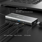 j5create JCD401 Alámbrico USB 3.2 Gen 2 (3.1 Gen 2) Type-C Plata