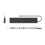 AISENS ASUC-13P042-GR base para portátil y replicador de puertos Alámbrico USB 3.2 Gen 1 (3.1 Gen 1) Type-C Gris (5)
