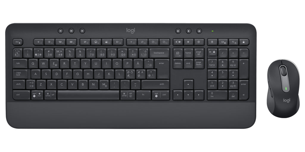 Logitech 920-011010 teclado Ratón incluido Oficina Bluetooth QWERTY Nórdico Grafito (2)
