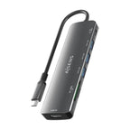 AISENS ASUC-7P025-GR base para portátil y replicador de puertos Alámbrico USB 3.2 Gen 1 (3.1 Gen 1) Type-C (9)
