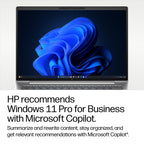 HP EliteBook 6 G2i 14 AI PC Intel Core 7 350 Laptop 35.6 cm (14") WUXGA 32 GB LPDDR5x-SDRAM 512 GB SSD Wi-Fi 7 (802.11be) Windows 11 Pro Silver (6)