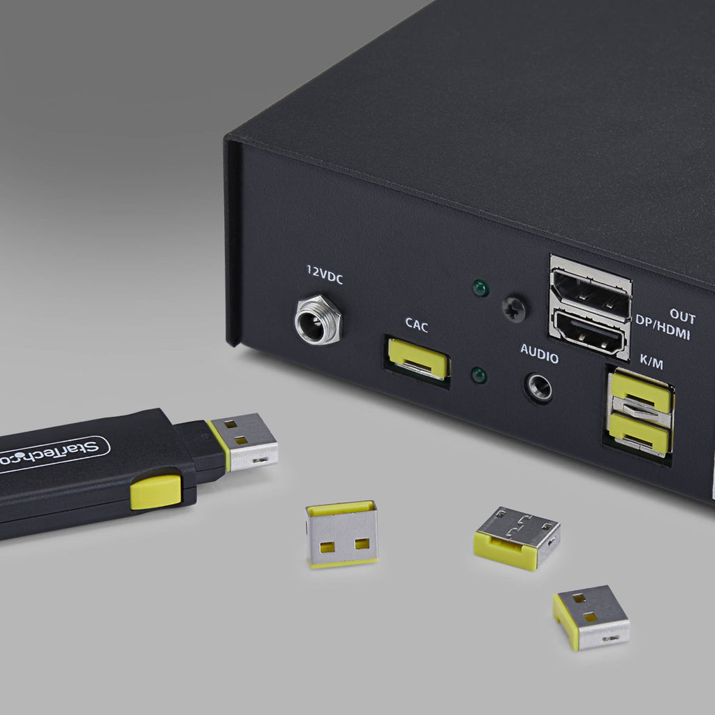 StarTech.com 25P-USB-A-BLOCKER bloqueador de puerto USB tipo A Plata, Verde Plástico 25 pieza(s) (5)