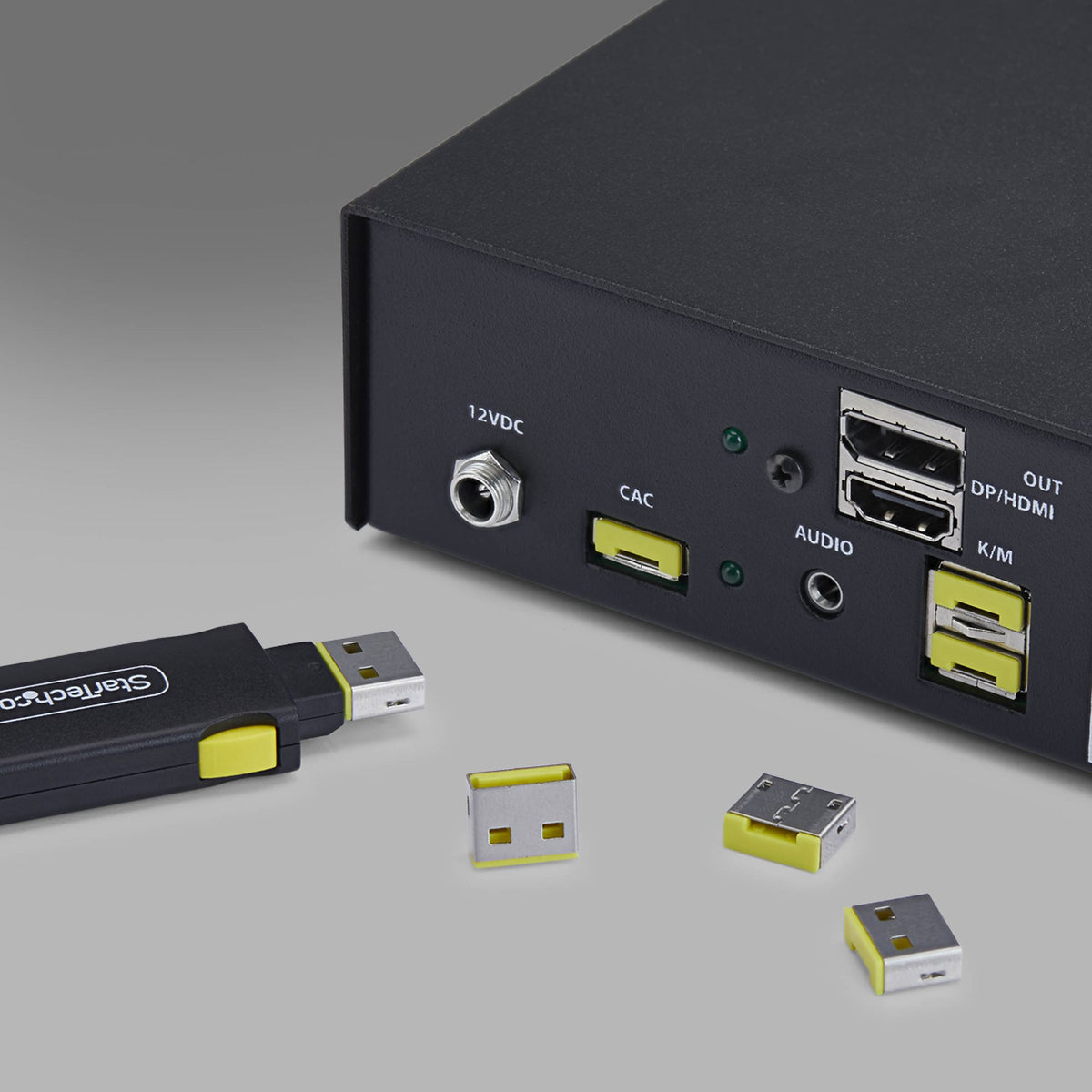 StarTech.com 25P-USB-A-BLOCKER bloqueador de puerto USB tipo A Plata, Verde Plástico 25 pieza(s) (5)