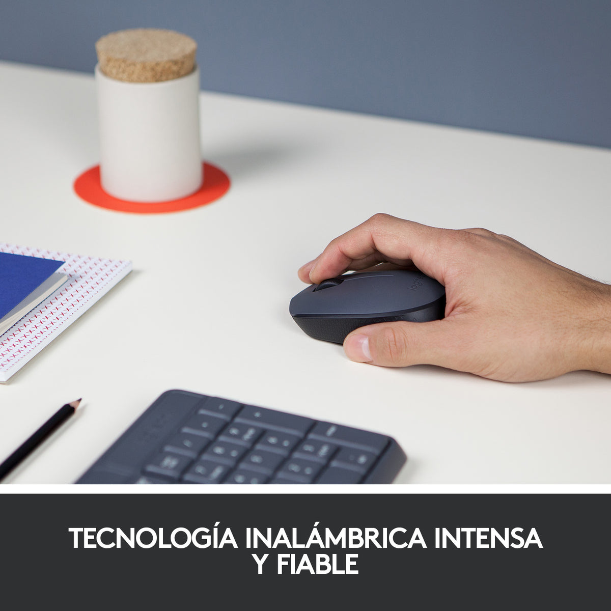 Logitech M170 ratón Oficina Ambidextro RF inalámbrico Óptico 1000 DPI (8)