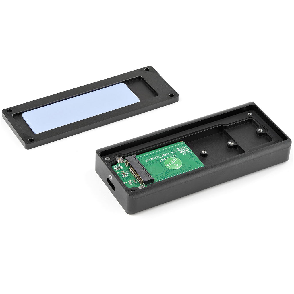 StarTech.com M2E1BRU31C caja para disco duro externo Caja externa para unidad de estado sólido (SSD) Negro (3)
