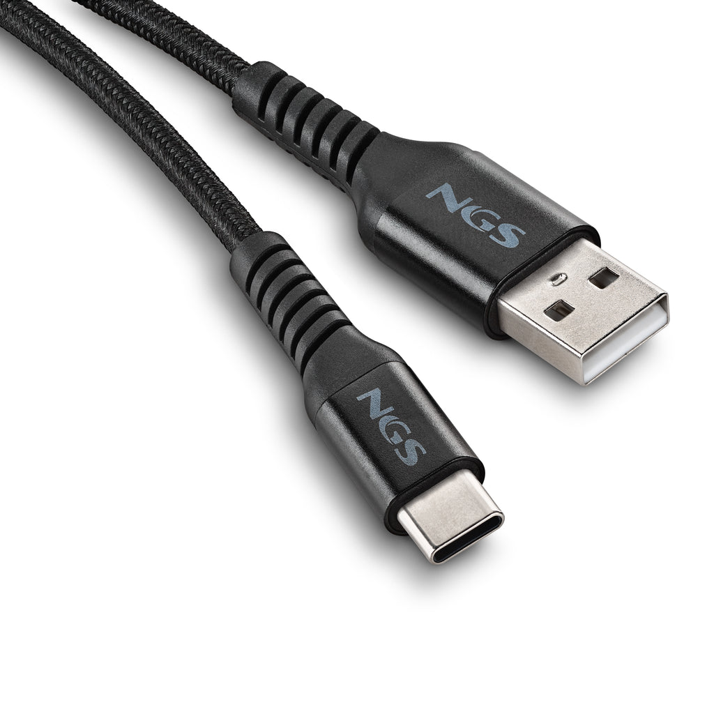 NGS KNOT-AC cable USB USB 2.0 1 m USB A USB C 0,48 Gbit/s 100 W Negro (3)