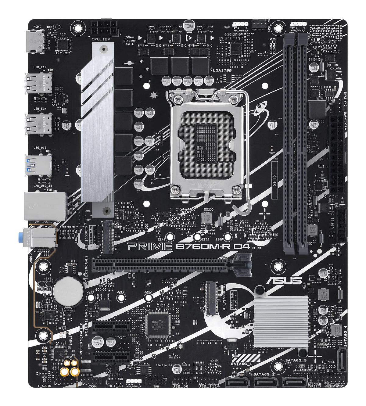 ASUS PRIME B760M-R D4 Intel B760 LGA 1700 micro ATX (3)